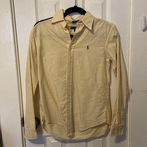 Striped Ralph Lauren Classic Fit Oxford Shirt
